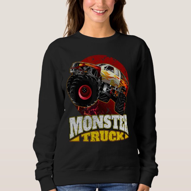 Oversifizierter Monster-Lkw Sweatshirt (Vorderseite)