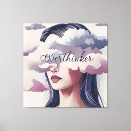 Overthinker Leinwanddruck