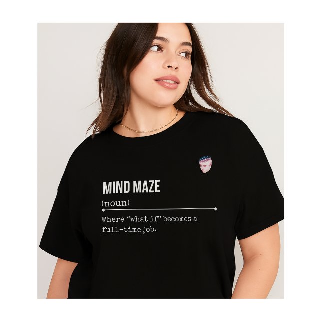 Overthinker T-Shirt – Funny Anxiety & Introvert  Tri-Blend Shirt (Von Creator hochgeladen)