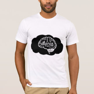 Overthinking Brain Cartoon Mental Health Art T-Shirt