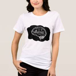 Overthinking Brain Cartoon Mental Health Art Tri-Blend Shirt