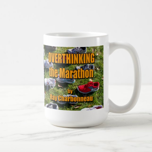 Overthinking die Marathon-Tasse Tasse (Rechts)