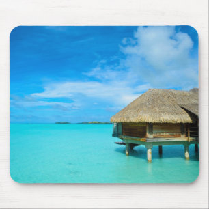 Overwater Bungalow auf Bora Bora mousepad