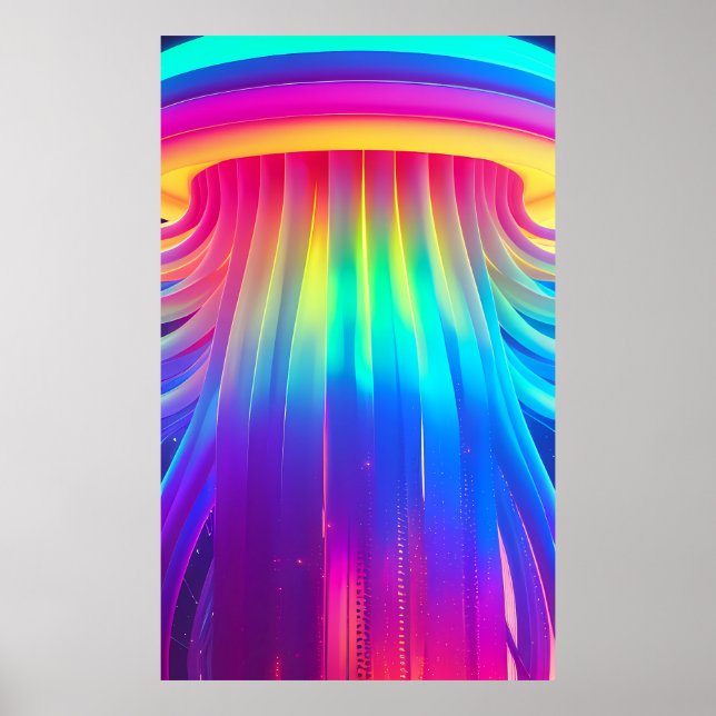 Overwhelmed by a Force of  Technological Diversity Poster (Vorne)