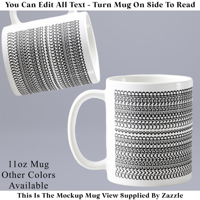 Overworked & Underpaid Funny Subtle Hidden Message Kaffeetasse (Von Creator hochgeladen)