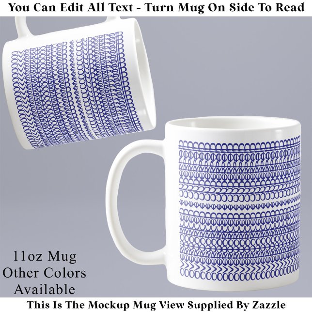 Overworked & Underpaid Funny Subtle Hidden Message Kaffeetasse (Von Creator hochgeladen)