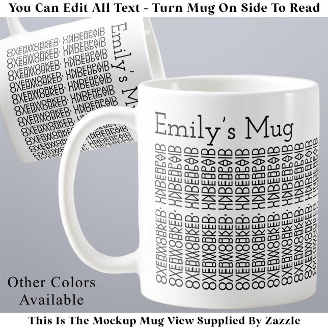 Overworked. Underpaid. Office Work Hidden Message Kaffeetasse (Von Creator hochgeladen)