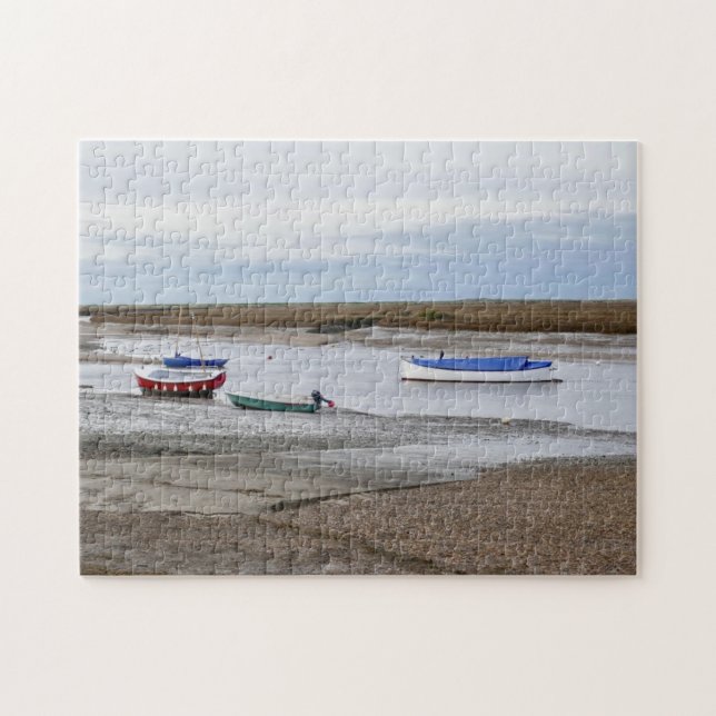 Overy Staithe Jigsaw North Norfolk, Großbritannien Puzzle (Horizontal)