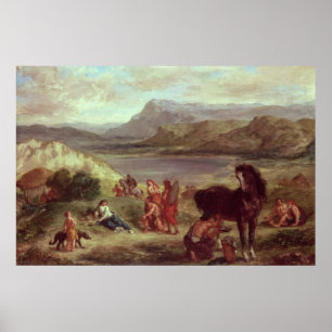 Ovid among the Scythians, 1859 Poster