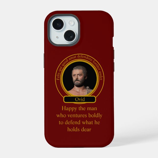 Ovidian iPhone 15 Hülle (Rückseite)