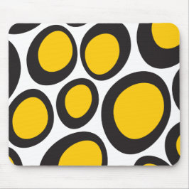 Ovvio Black and Yellow Mouse Pad Mousepad
