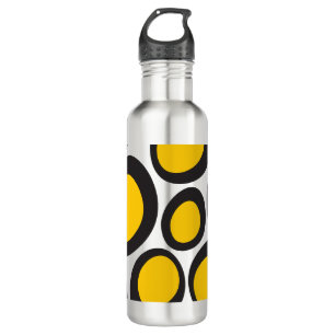 Ovvio Black & Yellow Stainless Steel Water Flasche Edelstahlflasche