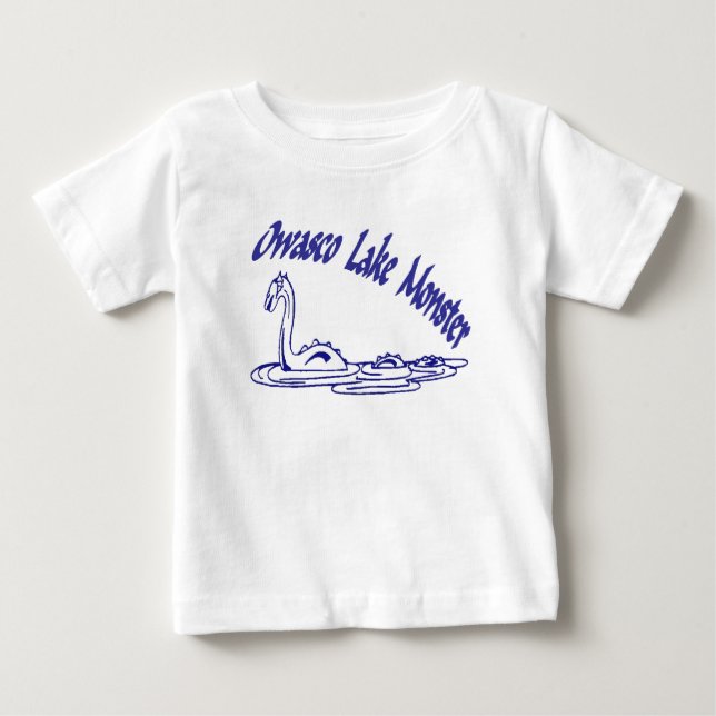 Owasco Lake Monster Baby T-shirt (Vorderseite)