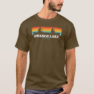 Owasco Lake New York Canoe T-Shirt