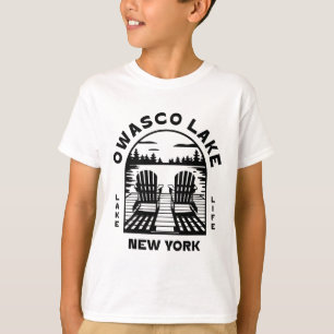 Owasco Lake New York Outdoor-Vintage T-Shirt