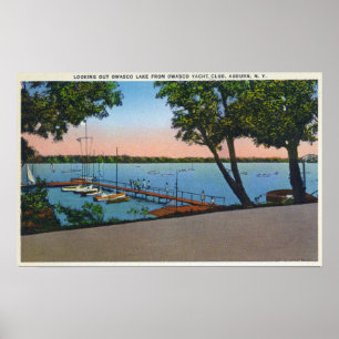 Owasco Yacht Club Aussicht auf Owasco Poster