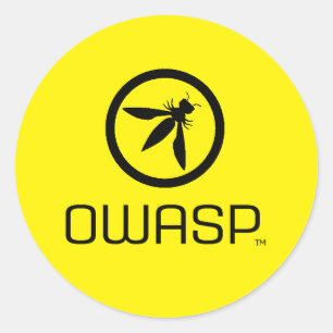 OWASP-Aufkleber Runder Aufkleber
