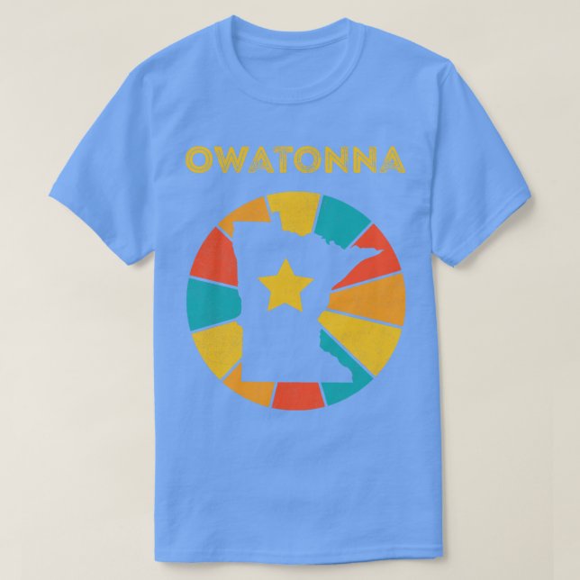 Owatonna Minnesota Vintag Ausgefallenes Souvenir 1 T-Shirt (Design vorne)