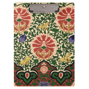 Owen Jones Chinoiserie Roter Lotus Blumen Kunst De Klemmbrett
