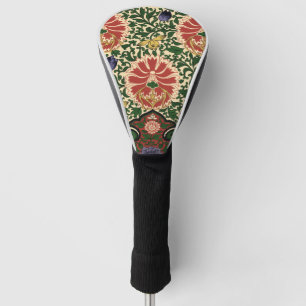 Owen Jones Chinoiserie Roter Lotus Blumendesign Golf Headcover