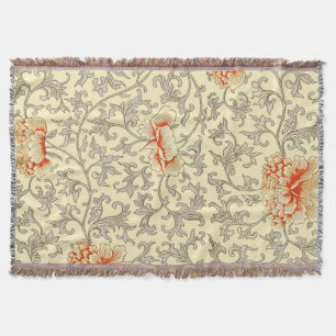 Owen Jones Vintage-Muster: Korallenblüten in Grau Decke