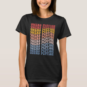 Owens Pupfish Groovy Retro Fisch T-Shirt