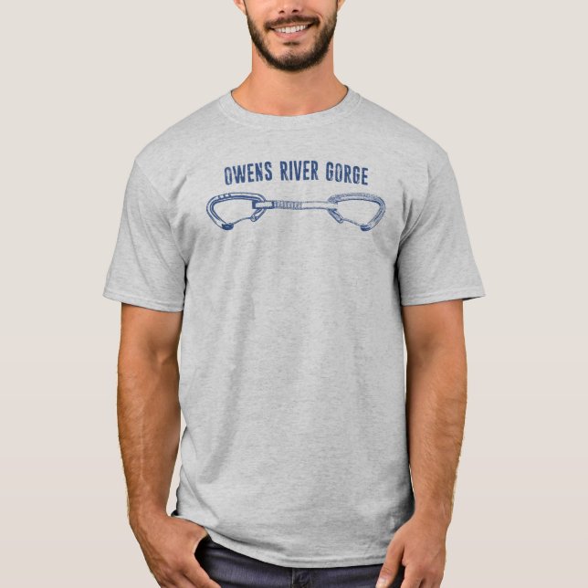 Owens River Gorge Felsklimmen Expressset T-Shirt (Vorderseite)