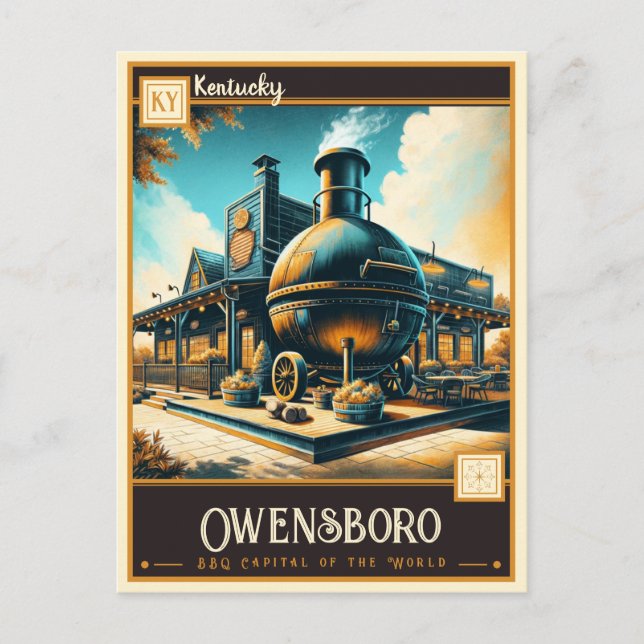 Owensboro, Kentucky | VINTAG Postkarte (Vorderseite)