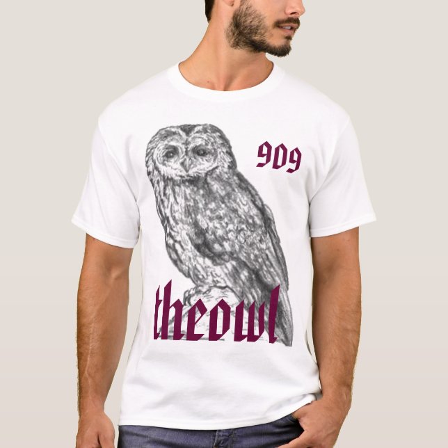 owl1, theowl, 909 T-Shirt (Vorderseite)