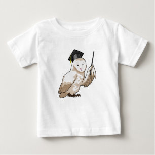 Owl als Lehrer mit Pointer Baby T-shirt