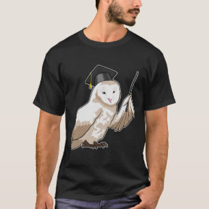 Owl als Lehrer mit Pointer T-Shirt