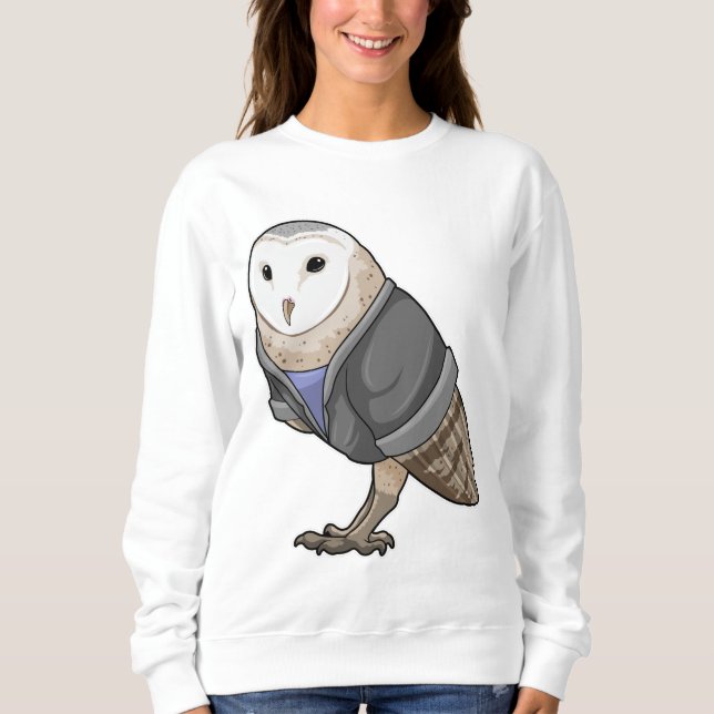Owl als Sekretär Sweatshirt (Vorderseite)