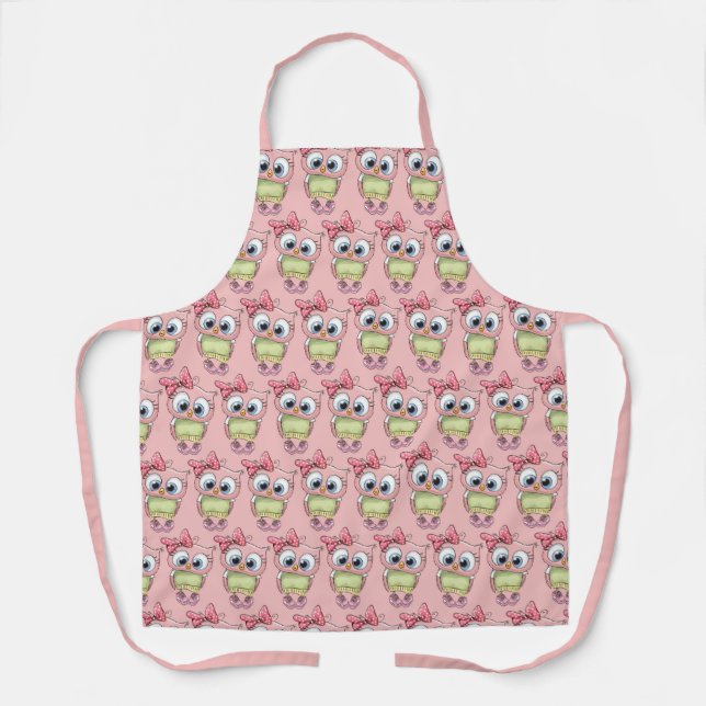 Owl Apron Schürze (Vorderseite)