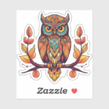 Owl auf einer Verzweigung