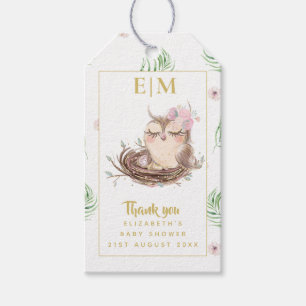 Owl Baby Danke, dass ihr Tags Liebhaber Boy Girl g Geschenkanhänger