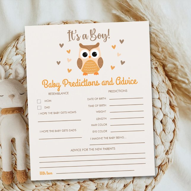 Owl Baby Shower Boy  (Von Creator hochgeladen)