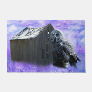 Owl Barn Shed Fußmatte