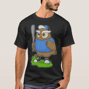 Owl Baseball T-Shirt