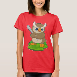 Owl Baseball T-Shirt