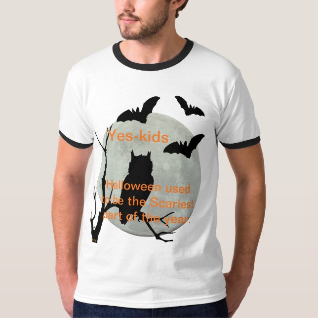 Owl & Bats T-Shirt (Vorderseite)