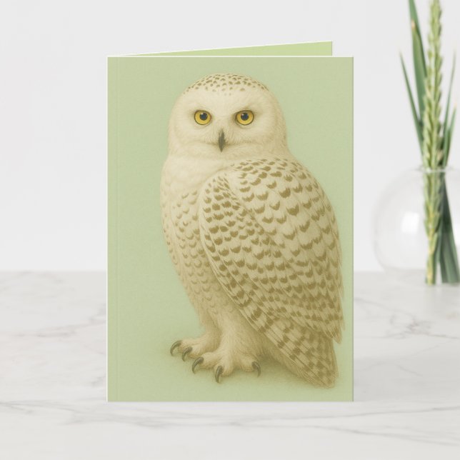 "Owl be missing you" card. Karte (Vorderseite)