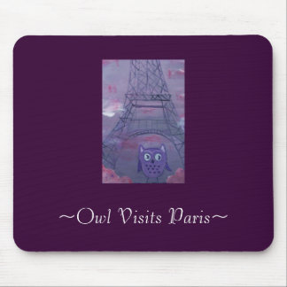 ~Owl besucht Paris~ Mousepad