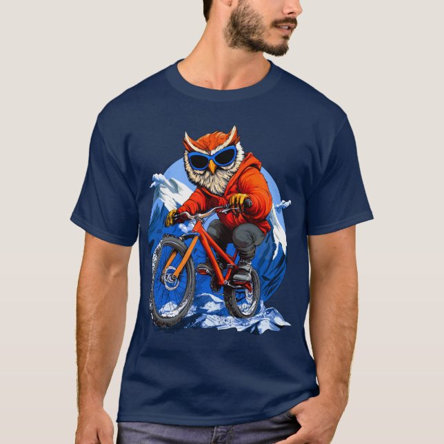 Owl Bike T - Shirt (Vorderseite)