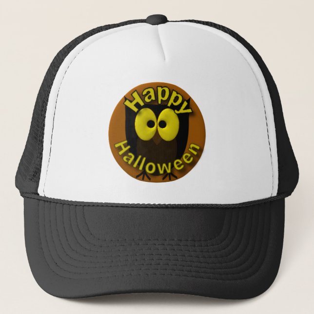 Owl-Bild Truckerkappe (Vorderseite)