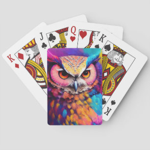 Owl Bird Animal Discovery Adventure Nature Planet Spielkarten