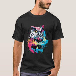 Owl Bird Animal Freedom Wildlife Beauty Art T-Shirt