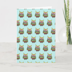 Owl Blank Inside Card Karte