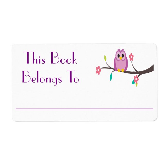 Owl Book Sticker (Vorne)
