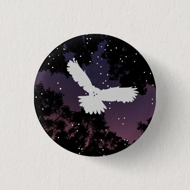 Owl Button (Vorderseite)