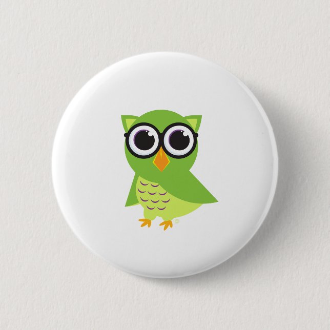 Owl Button (Vorderseite)